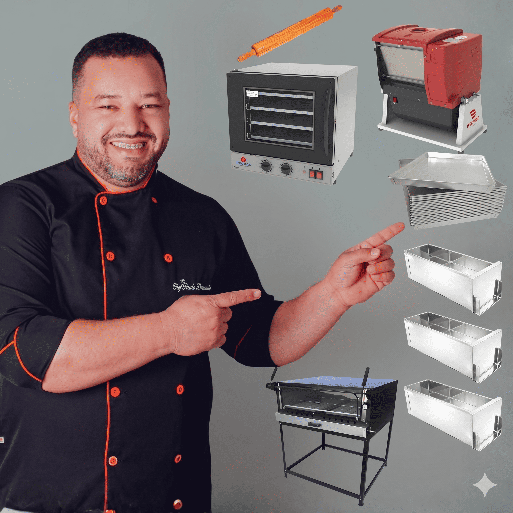 Indicações de equipamentos e utensílios para padaria e confeitaria